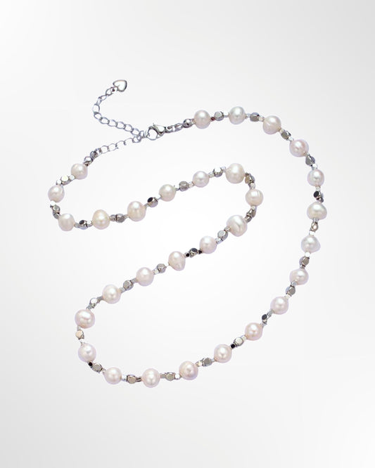 Pearl and Bead Necklace